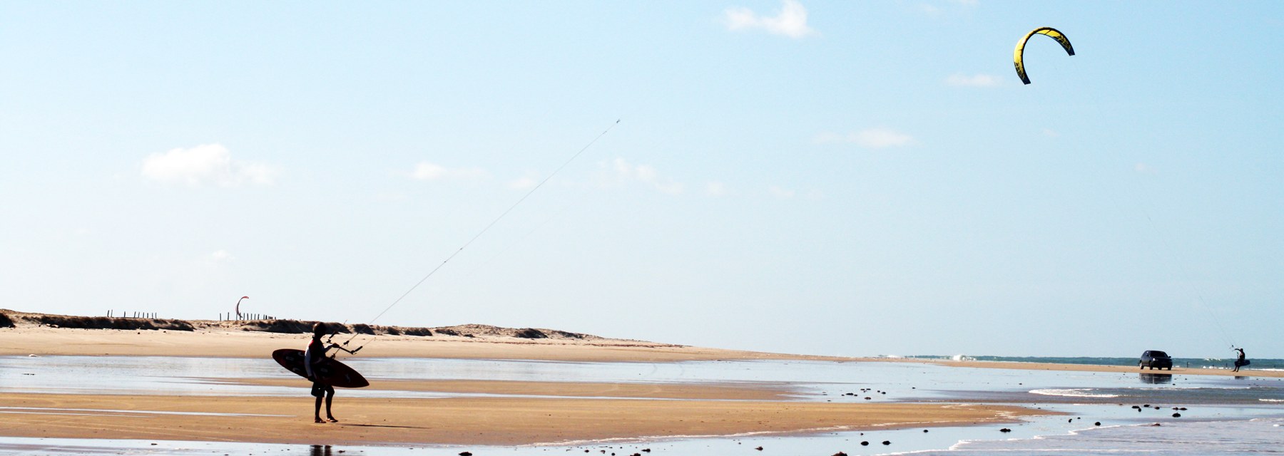 Cumbuco kitesurf launching